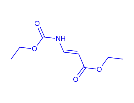 Molecular Structure of 913539-99-8 (2-Propenoic  acid,  3-[(ethoxycarbonyl)amino]-,  ethyl  ester,  (2E)-)