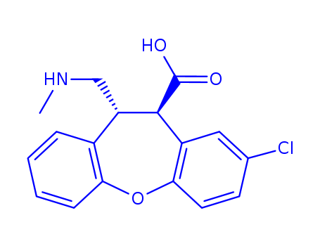 (10S,11S)-8-chloro-11-((MethylaMino)Methyl)-10,11-dihydrodibenzo[b,f]oxepine-10-carboxylic acid