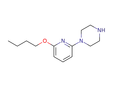 Molecular Structure of 902837-07-4 (1-(6-BUTOXYPYRIDIN-2-YL)PIPERAZINE)