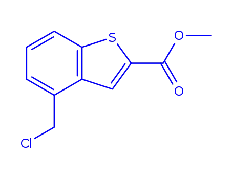 methyl 4-(chloromethyl)-1-benzothiophene-2-carboxylate