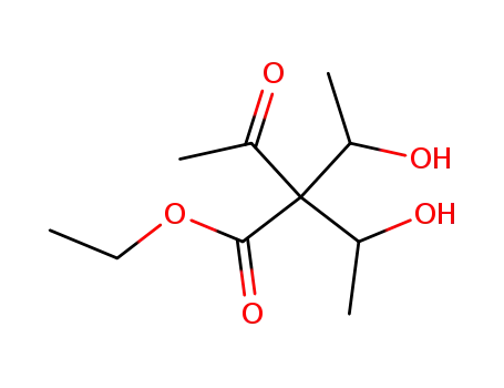 2,2-bis-(1-hydroxy-ethyl)-acetoacetic acid ethyl ester