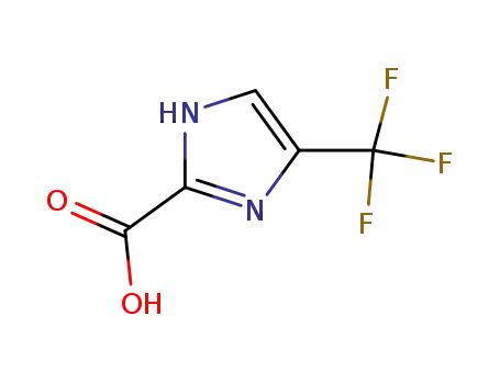 Molecular Structure of 915230-46-5 (1H-Imidazole-2-carboxylic  acid,  5-(trifluoromethyl)-)