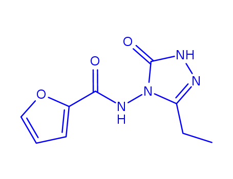 2-Furancarboxamide,N-(3-ethyl-1,5-dihydro-5-oxo-4H-1,2,4-triazol-4-yl)-(9CI)