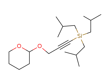 Tetrahydro-2-<<3-(triisobutylsilyl)-2-propynyl>oxy>-2H-pyran
