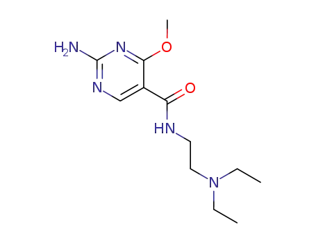 2-아미노-N-[2-(디에틸아미노)에틸]-4-메톡시-5-피리미딘카르복사미드