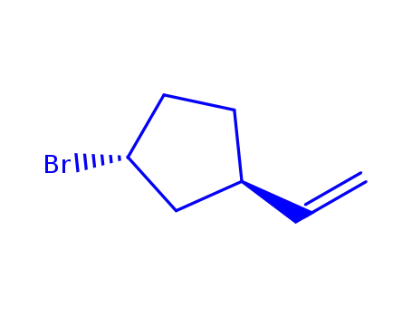Molecular Structure of 7442-42-4 (Cyclopentane, 1-bromo-3-ethenyl-, trans- (9CI))