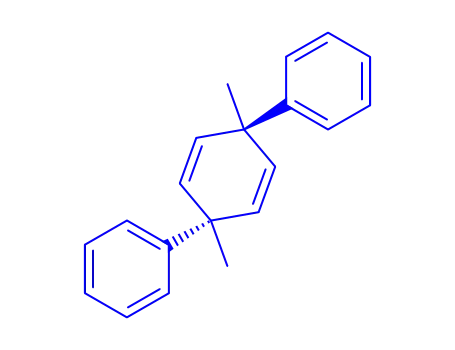 Molecular Structure of 74421-24-2 (1,1'-(1,4-Dimethyl-2,5-cyclohexadiene-1,4-diyl)bisbenzene)