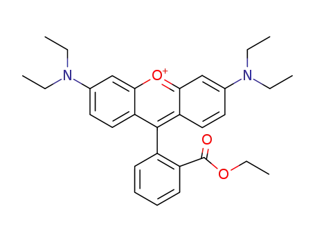 Molecular Structure of 14899-09-3 (Rhodamine 3B cation)
