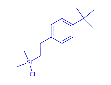(p-tert-butylphenethyl)dimethylchlorosilane cas no. 93502-75-1 98%