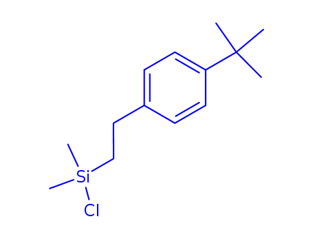 Molecular Structure of 93502-75-1 ((p-tert-butylphenethyl)dimethylchlorosilane)