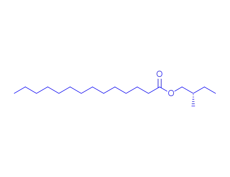 Molecular Structure of 93805-23-3 (2-methylbutyl myristate)