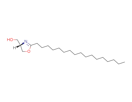 Molecular Structure of 81206-32-8 (2-heptadecyl-4-(hydroxymethyl)-2-oxazoline)