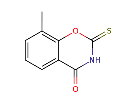 Molecular Structure of 773-86-4 (4H-1,3-Benzoxazin-4-one, 2,3-dihydro-8-methyl-2-thioxo-)