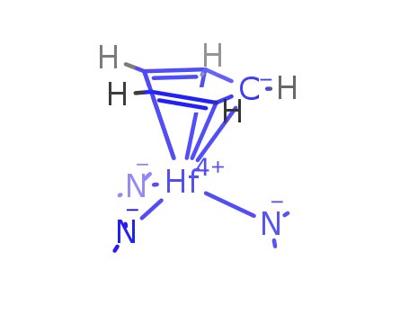 Molecular Structure of 941596-80-1 (tris(dimethylamino)cyclopentadienylhafnium)