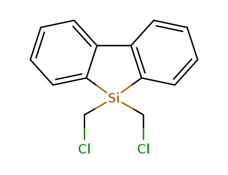 Molecular Structure of 1450640-09-1 (9,9-bis(chloromethyl)-9-silafluorene)