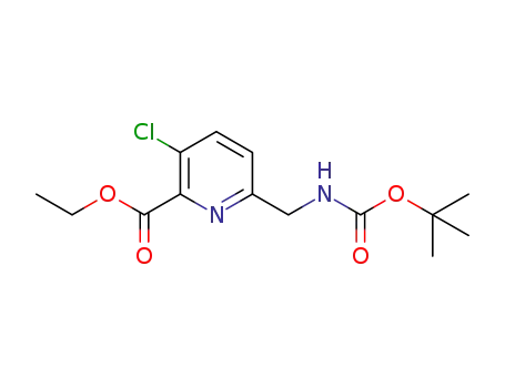 ethyl 6-(((tert-butoxycarbonyl)amino)methyl)-3-chloropicolinate