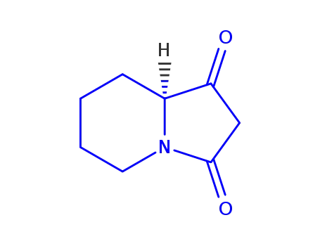 Molecular Structure of 945917-72-6 ((S)-indolizidine-1,3-dione)