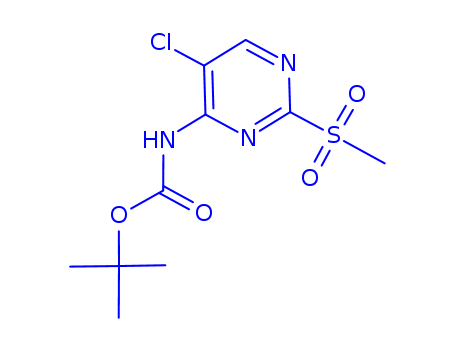 tert-Butyl (5-chloro-2-(methylsulfonyl)pyrimidin-4-yl)carbamate
