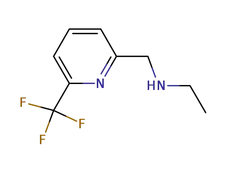 Molecular Structure of 952195-06-1 (ethyl-(6-trifluoromethyl-pyridin-2-ylmethyl)-amine)