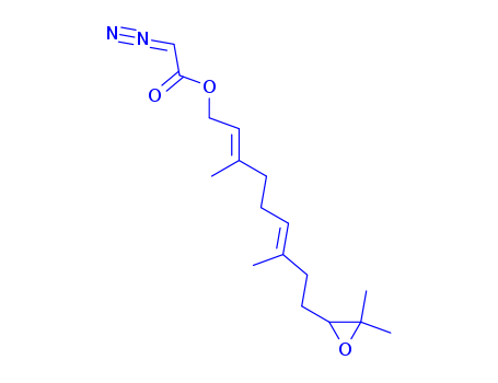 Acetic acid, diazo-, 9-(3,3-dimethyloxiranyl)-3,7-dimethyl-2,6-nonadienyl ester, (R-(E,E))-