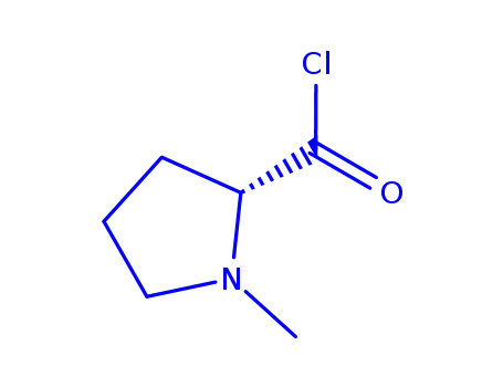 2-Pyrrolidinecarbonyl chloride, 1-methyl- (9CI)