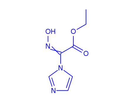 Molecular Structure of 95080-92-5 (Ethyl (hydroxyimino)(1H-imidazol-1-yl)acetate)