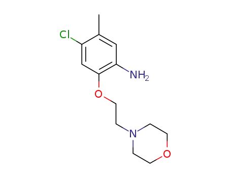 Benzenamine, 4-chloro-5-methyl-2-[2-(4-morpholinyl)ethoxy]-