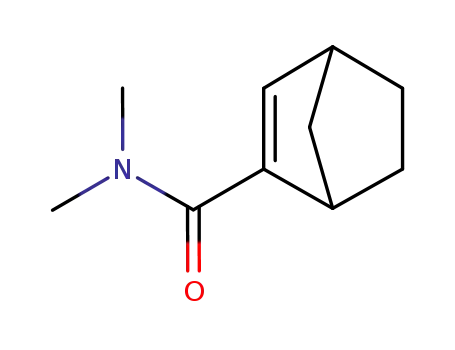 Molecular Structure of 97850-69-6 (N,N-Dimethylbicyclo[2.2.1]hept-2-ene-2-carboxamide)