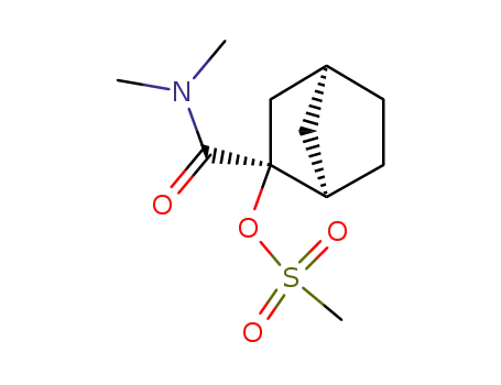 Bicyclo[2.2.1]heptane-2-carboxamide,
N,N-dimethyl-2-[(methylsulfonyl)oxy]-, endo-