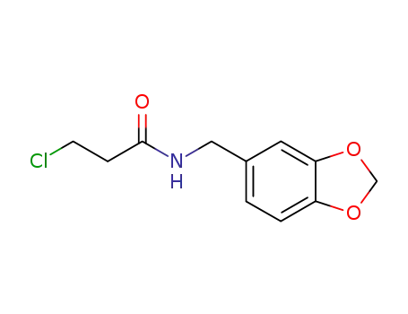N-(1,3-BENZODIOXOL-5-YLMETHYL)-3-CHLOROPROPANAMIDE