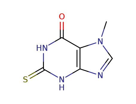 7-methyl-2-sulfanylidene-3H-purin-6-one cas  5730-09-6