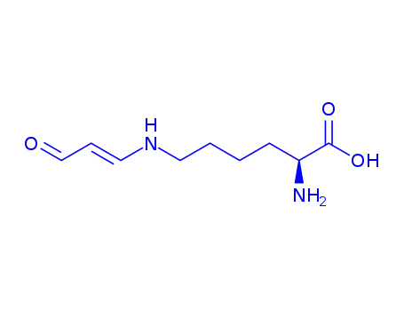 Molecular Structure of 99124-76-2 (N-epsilon-(2-propenal)lysine)