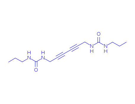Molecular Structure of 98786-26-6 (Urea, N,N-2,4-hexadiyne-1,6-diylbis(N-propyl-)