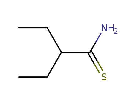 Molecular Structure of 98278-52-5 (1-Amino-2-ethylbutane-1-thione)