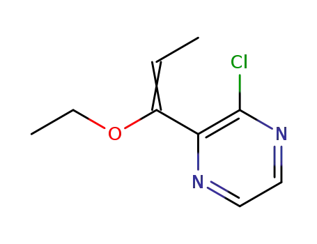2-chloro-3-(1-ethoxyprop-1-enyl)pyrazine