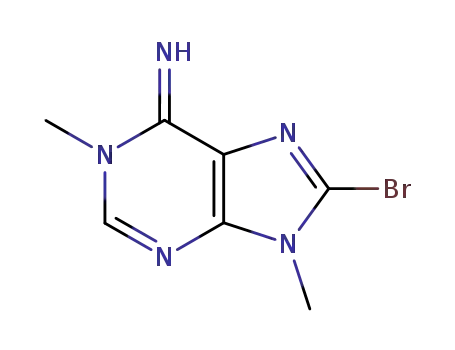 8-bromo-6-imino-1,9-dimethylpurine