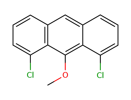 Molecular Structure of 98797-46-7 (Anthracene, 1,8-dichloro-9-methoxy-)