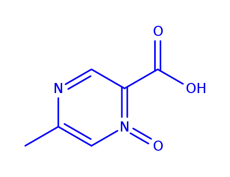 Pyrazinecarboxylic acid, 5-methyl-, 1-oxide (9CI)