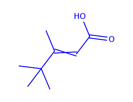 Molecular Structure of 99799-04-9 (3-t-Butyl-E-2-butenoic acid)