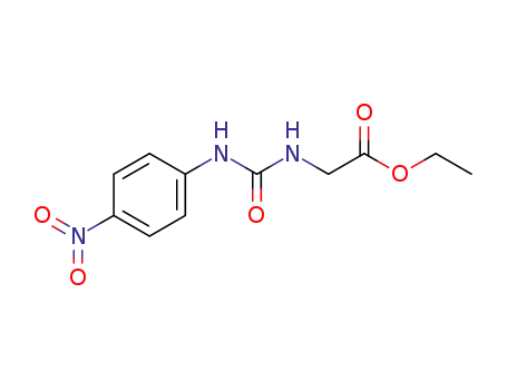 Molecular Structure of 111651-80-0 (ethyl N-(4-nitrophenylaminocarbonyl)glycinate)