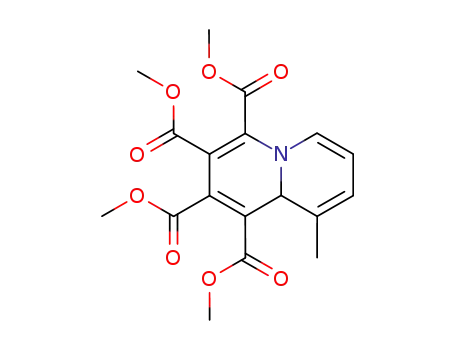 Molecular Structure of 982-12-7 (9-Methyl-9aH-quinolizine-1,2,3,4-tetracarboxylic acid tetramethyl ester)