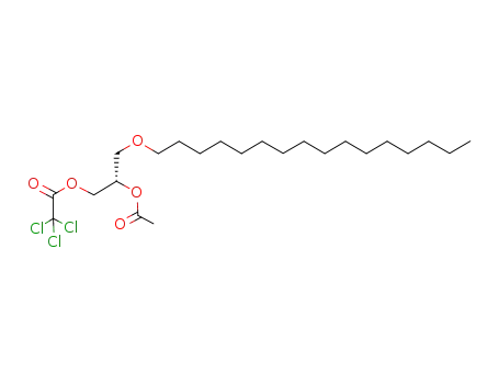 1-trichloroacetyl-2-acetyl-3-O-hexadecyl-sn-glycerol