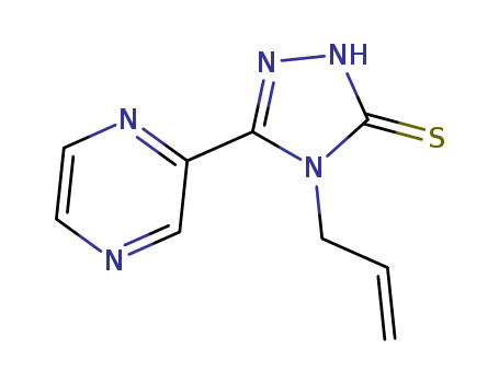 3H-1,2,4-Triazole-3-thione, 2,4-dihydro-4-(2-propenyl)-5-pyrazinyl-