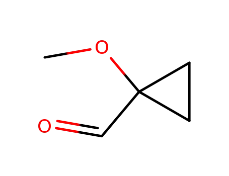 Molecular Structure of 42083-00-1 (1-methoxycyclopropane-1-carbaldehyde)