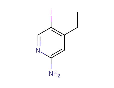 Molecular Structure of 1215556-52-7 (4-ethyl-5-iodopyridin-2-amine)