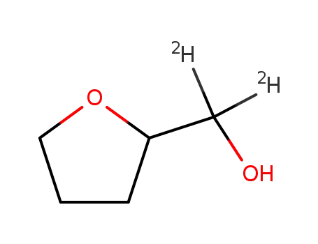 Molecular Structure of 144091-56-5 (2-(hydroxymethyl)tetrahydrofuran-d<SUB>2</SUB>)