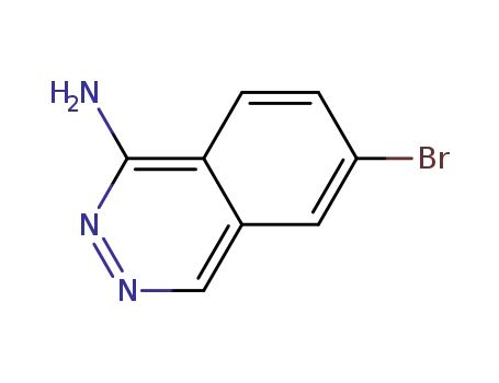 Molecular Structure of 918811-38-8 (1-Phthalazinamine, 6-bromo-)