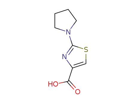 Molecular Structure of 921076-45-1 (Sodium 2-pyrrolidin-1-yl-1,3-thiazole-4-carboxylate)