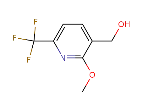 Molecular Structure of 917396-37-3 (3-Pyridinemethanol, 2-methoxy-6-(trifluoromethyl)-)