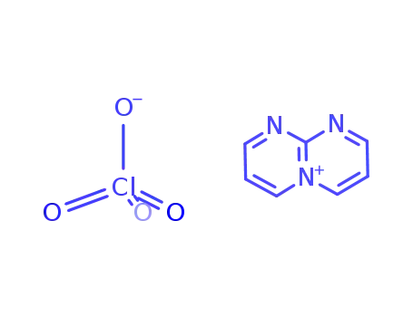 Molecular Structure of 91736-48-0 (Pyrimido[1,2-a]pyrimidin-5-ium, perchlorate)